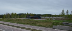 Bild på Tallenkilen som ligger vid Tallen strax söder om Falun. Ny byggnad för Assistancekåren Falun/Borlänge.
