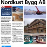 Skärmurklipp från Svensk Leverantörstidning från ett reportage om Nordkust Bygg AB.