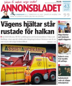 Reportage om Lundbärgarna AB i Annonsbladet 2017