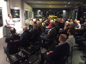 F1-kväll hos Porsche Service Center Haninge med Janne Blomkvist.