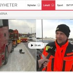 Reportage från bärgning med intervju med Magnus från Lundbärgarna AB
