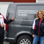 Fredrik Ros och Susanne Kottulinsky på Porsche Service Center Haninges Track-day.
