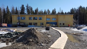 Falkträskets förskola bild på byggnaden 2020-04-17