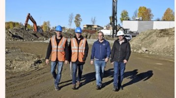 Skärmdump från Norran.se med info om det nya industrihus som Nordkust Bygg AB bygger på Anderstorp i Skellefteå.