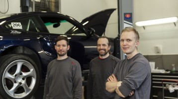 Harri ny tekniker på Porsche Service Center Haninge